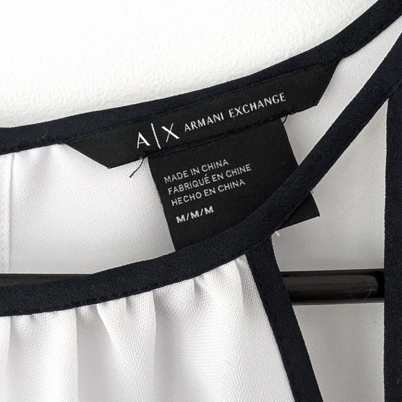 Armani Exchange Women's Elegant Blouse In Size M - Picture 4 of 8
